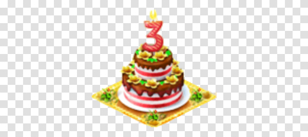 Download 3rd Birthday 3rd Happy Birthday Cake Full 3rd Birthday Cake, Dessert, Food, Wedding Cake, Torte Transparent Png