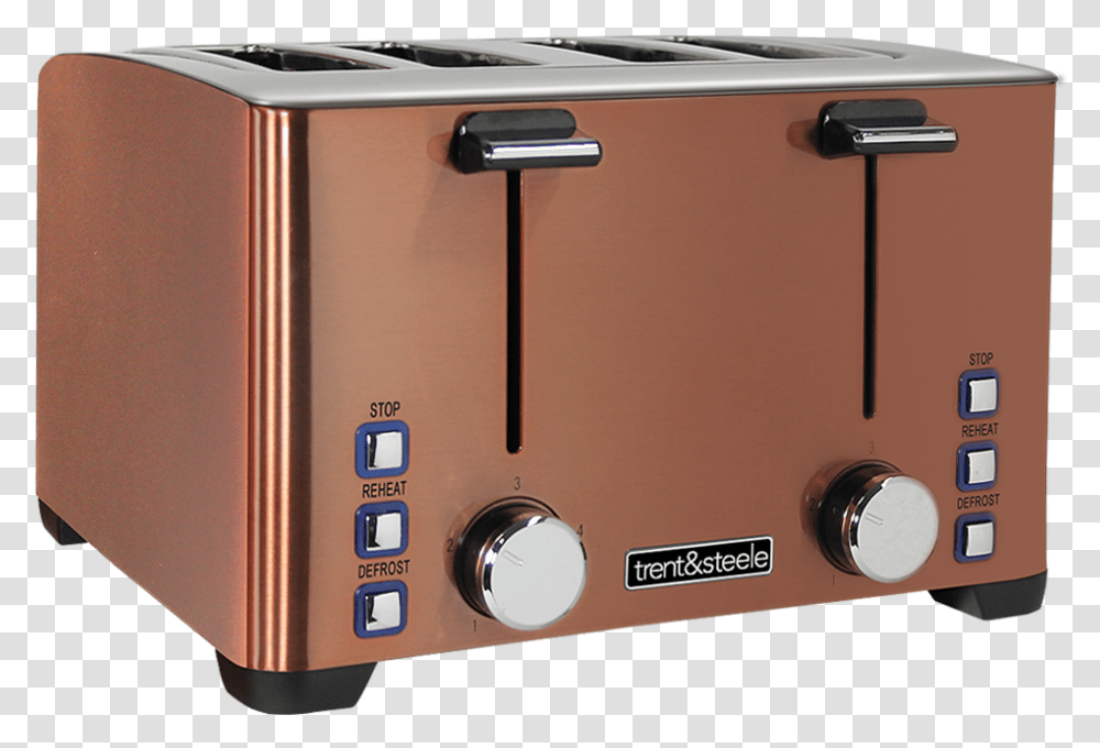 Download 4 4 Slice Copper Toaster, Appliance, Oven, Camera, Electronics Transparent Png