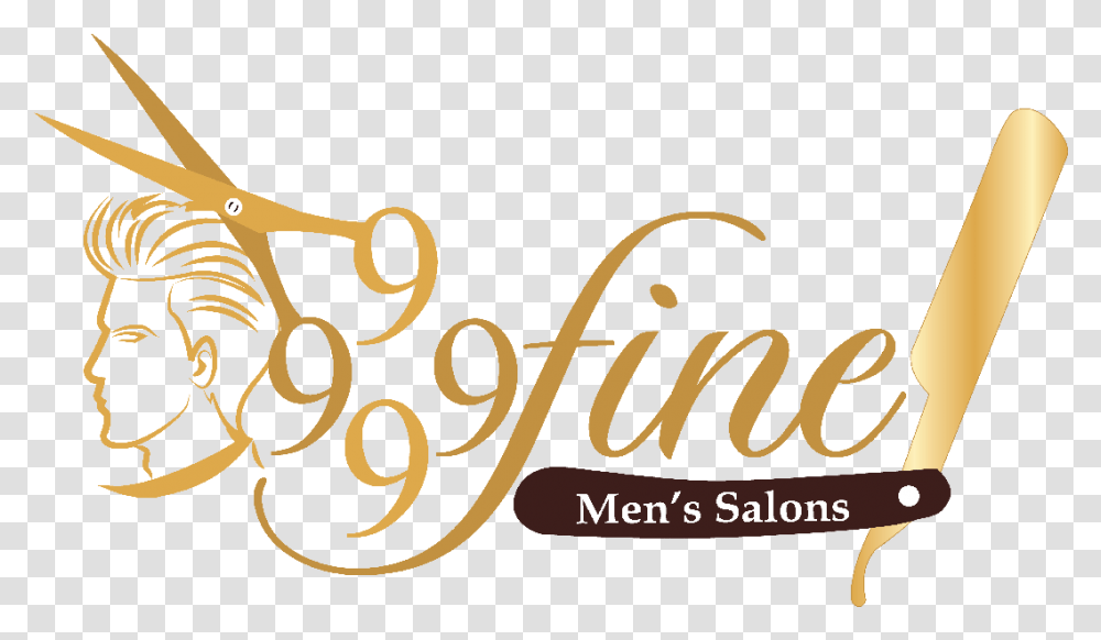 Download 4 Mens Hair Salon Logo, Text, Calligraphy, Handwriting, Alphabet Transparent Png