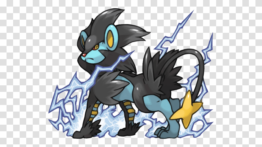 Download 405 Easy To Draw Luxray Pokemon, Dragon, Art, Graphics Transparent Png