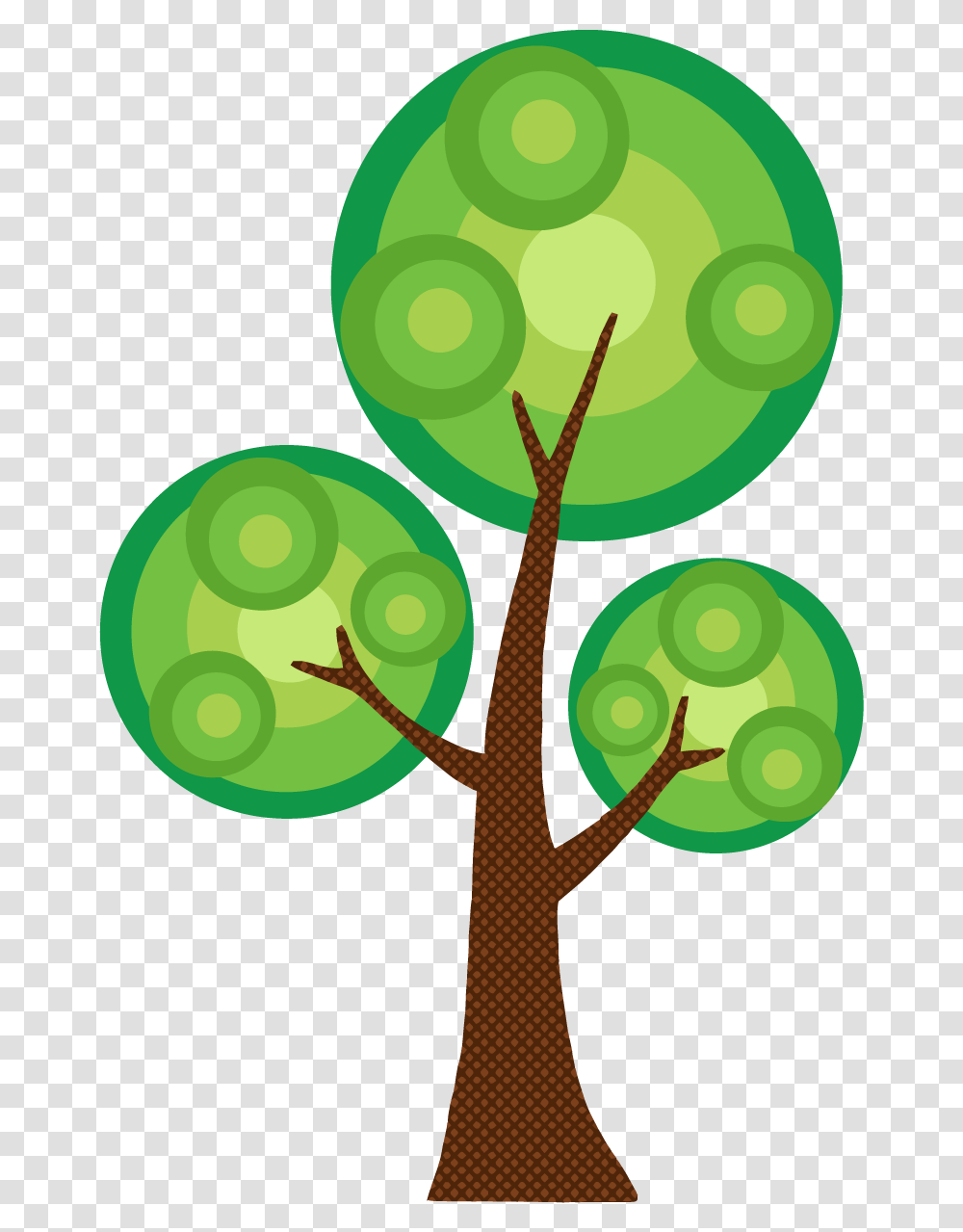 Download 4211 Abstract Cartoon Tree Abstract Cartoon Tree, Green, Plant, Cross, Symbol Transparent Png