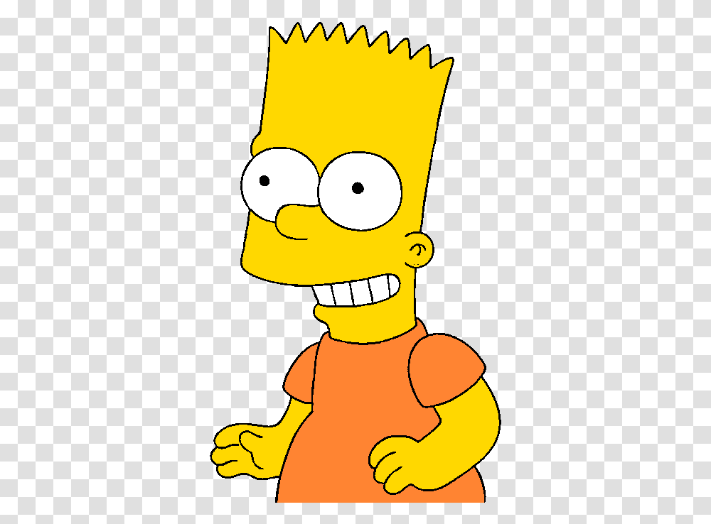 Download 466 X 720 5 Bart Simpson Happy Face Full Size Happy Bart Transparent Png