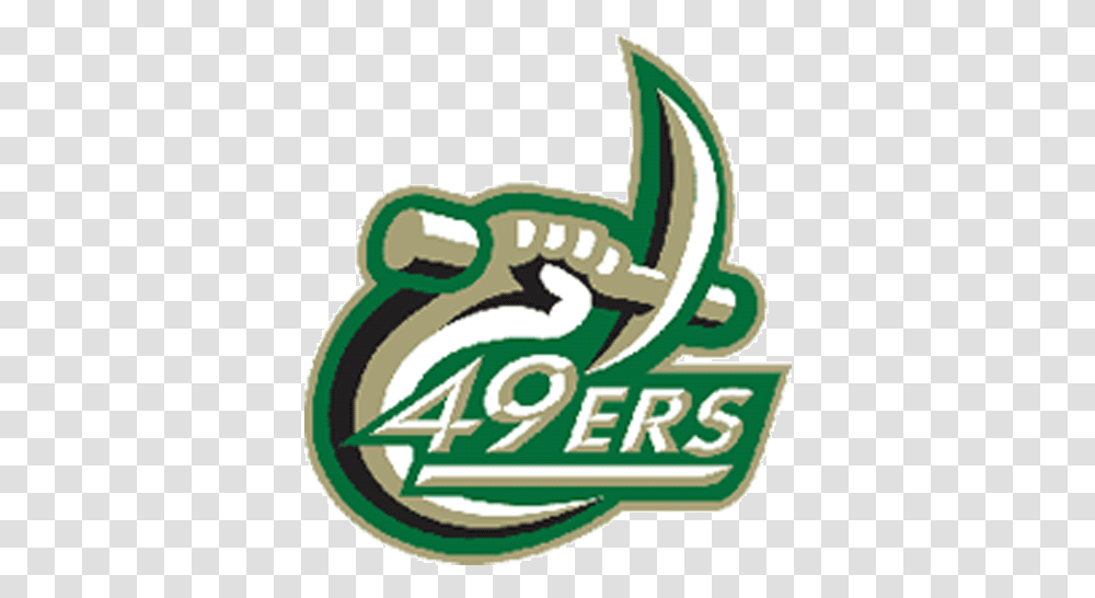 Download 49ers Logo Charlotte 49ers Logo, Clothing, Symbol, Outdoors, Text Transparent Png