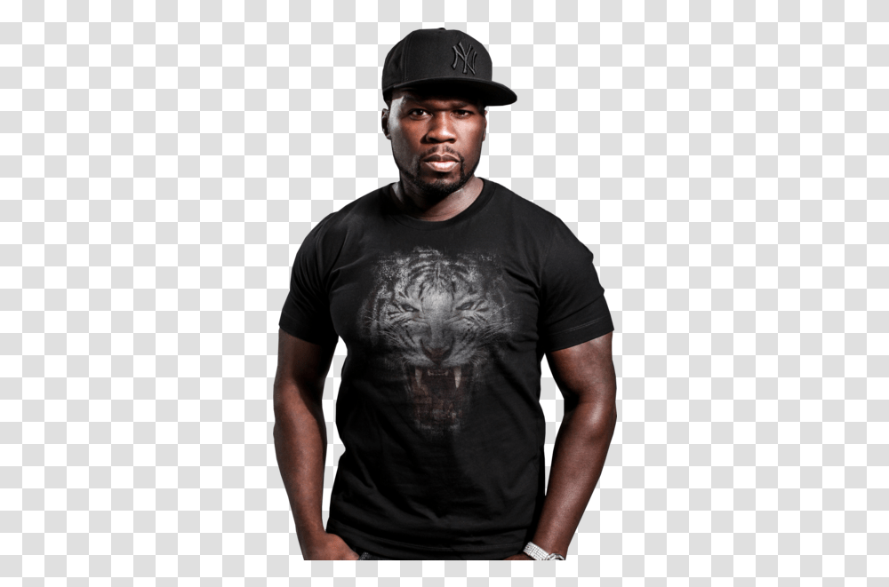 Download 50 Cent Short Sleeve, Clothing, Apparel, Person, Human Transparent Png