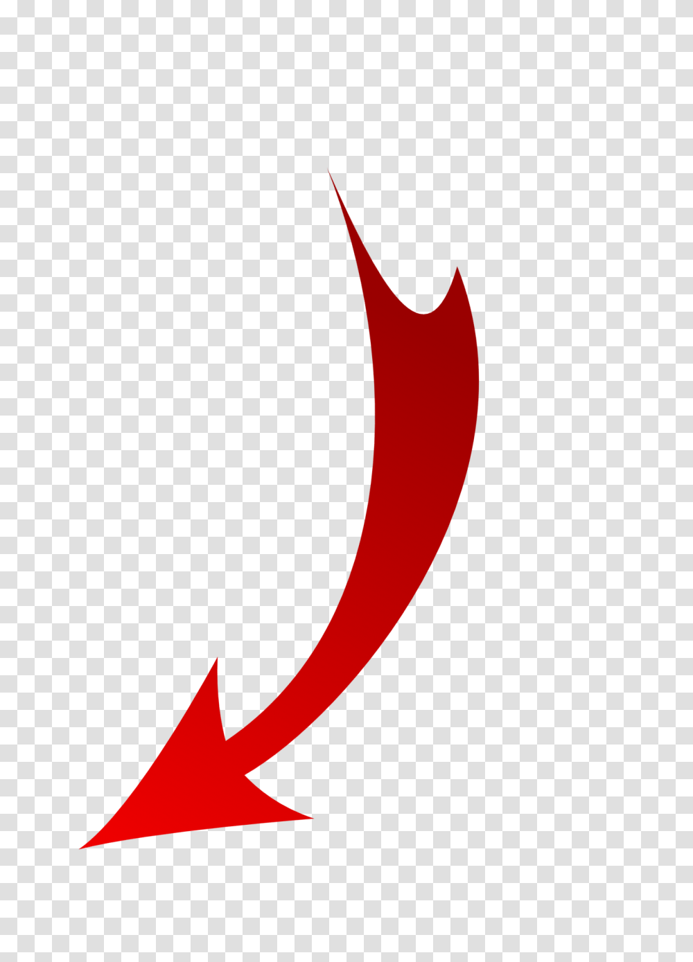 Download 7717083 0 Curved Up Arrow Illustration Curved Red Arrow, Symbol, Text, Label, Fire Transparent Png