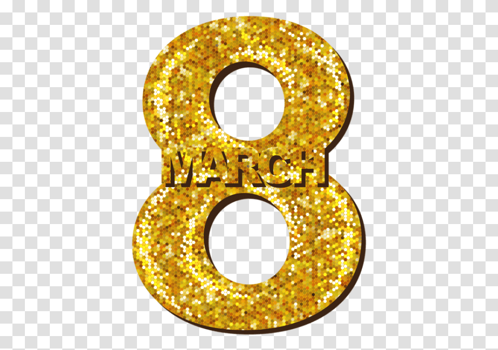 Download 8th March Gold Images Circle, Number, Symbol, Text, Lamp Transparent Png
