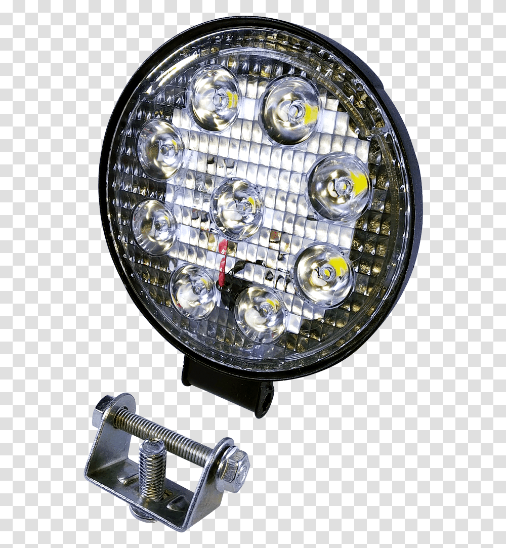 Download 9 Led Fog Light With Blinker For Off Loading Security Lighting, Headlight, Clock Tower, Architecture, Building Transparent Png