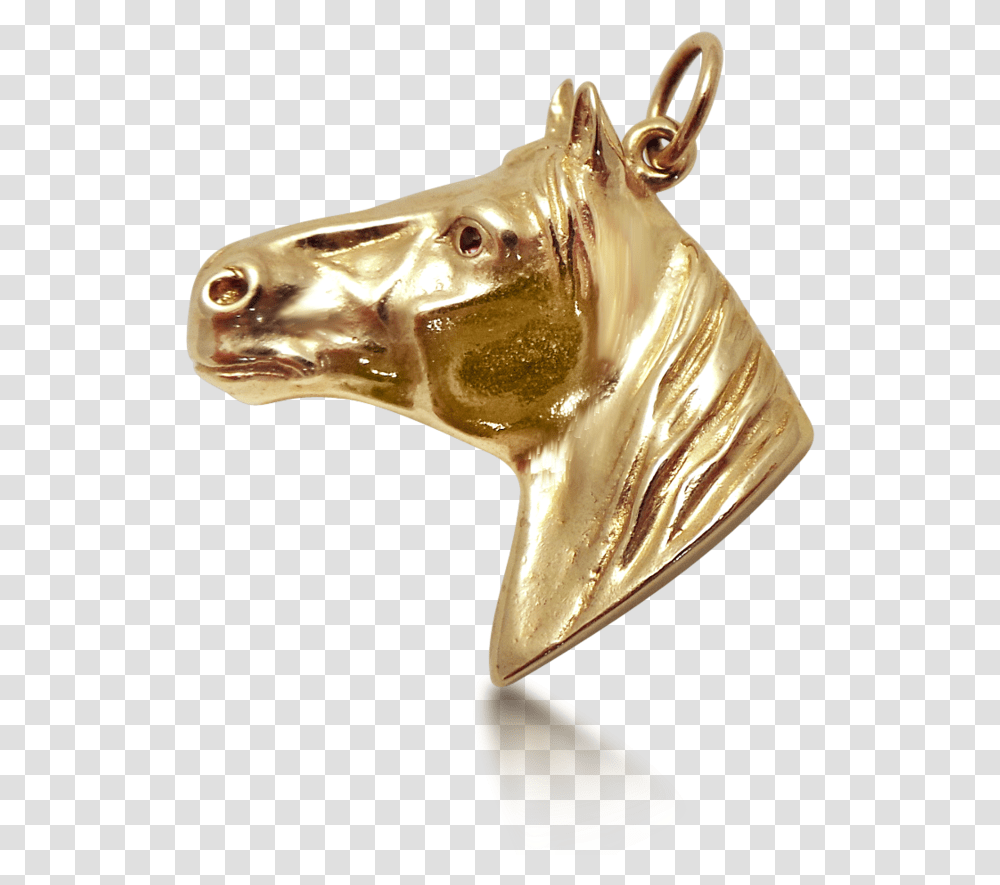 Download A 14k Retro Yellow Gold Horse Solid, Bronze, Animal, Appliance Transparent Png