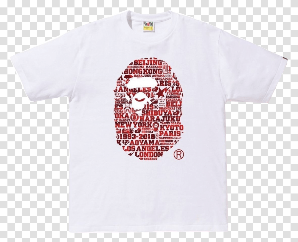 Download A Bathing Ape Background Active Shirt, Apparel, T-Shirt, Sleeve Transparent Png
