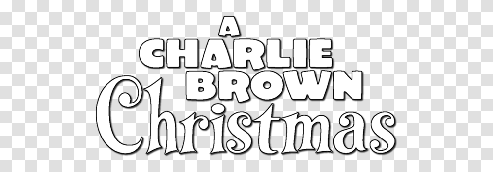 Download A Charlie Brown Christmas Dot, Text, Alphabet, Label, Stencil Transparent Png