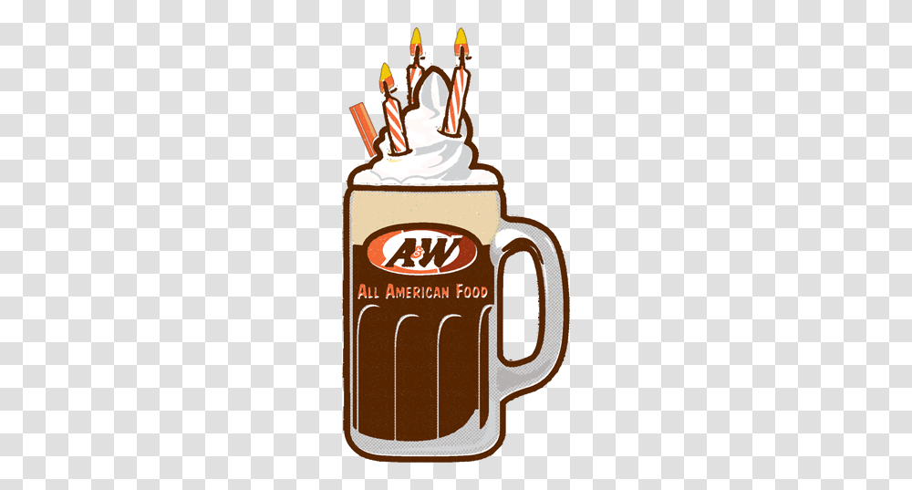 Download Aampw Happy Birthday Clipart Aampw Root Beer Clip Art, Cream, Dessert, Food, Creme Transparent Png