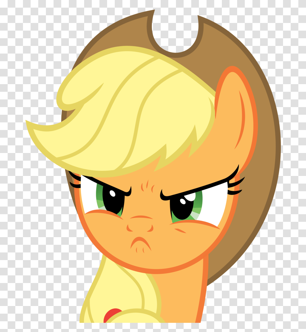 Download Absurd Res Angry Applejack Applejack's Hat Applejack My Little Pony Angry, Face, Helmet, Clothing, Apparel Transparent Png