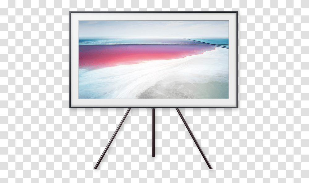 Download Accessories Frame Tv Samsung Easel Full Size Samsung The Frame, Screen, Electronics, Projection Screen, Monitor Transparent Png