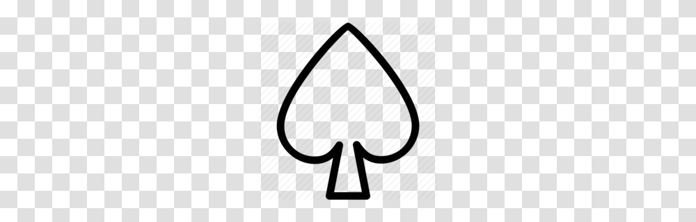 Download Ace Of Spades Symbol Clipart War Ace Of Spades Clip Art, Triangle, Label Transparent Png