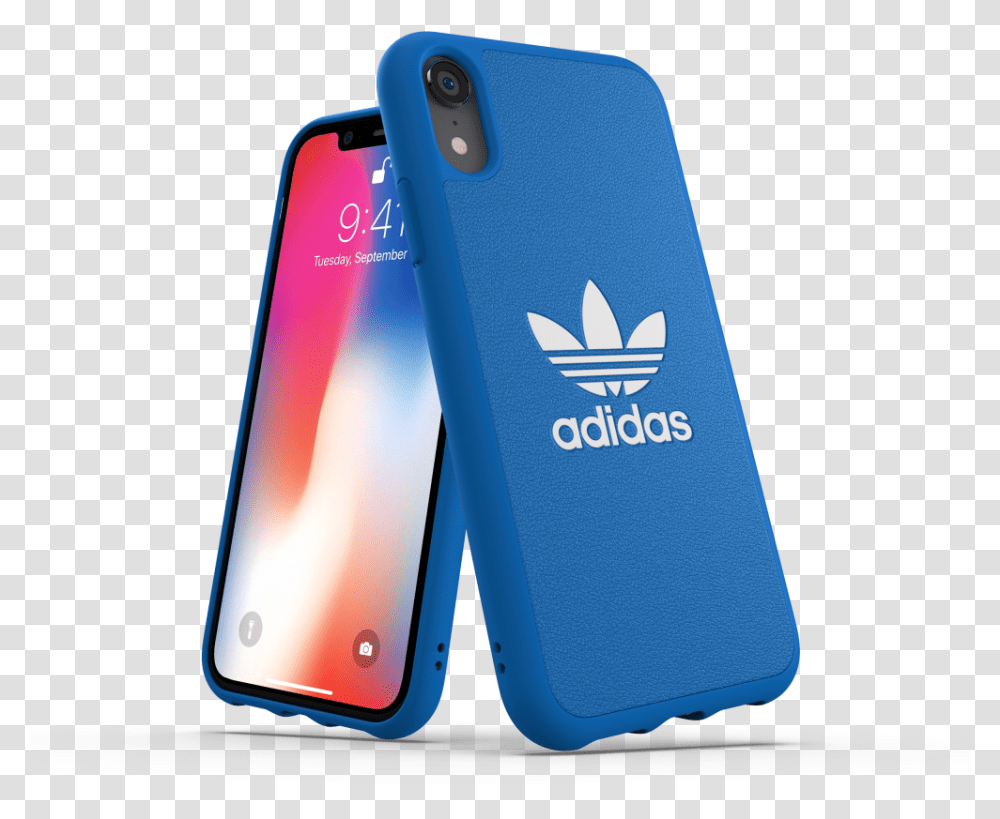 Download Adidas Or Moulded Case Basic For Iphone Bluebird Xr Iphone Blue Adidas Case, Mobile Phone, Electronics, Cell Phone Transparent Png