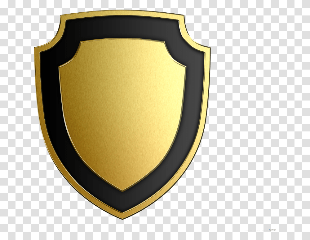 Download Admin Portal Text Icon Gold Shield Logo, Armor, Lamp Transparent Png