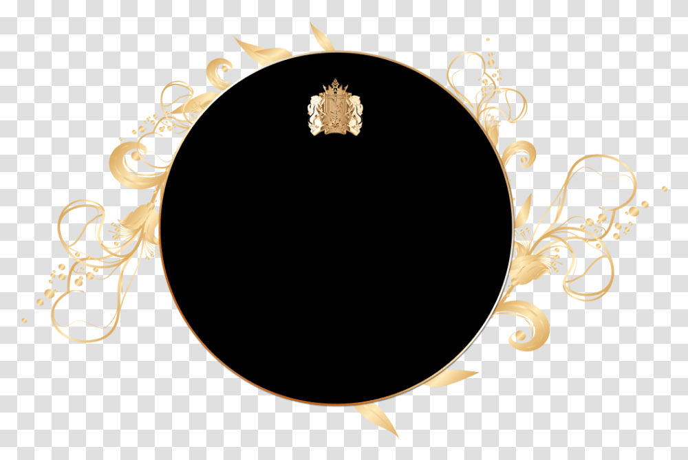 Download Adorned With A 24 Carat Gold Plated Medallion Luxury Gold Circle, Jewelry, Accessories, Accessory, Sunglasses Transparent Png