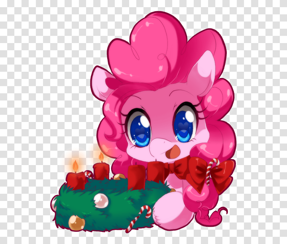 Download Advent Wreath Artist Pinkie Pie Christmas Pinkie Pie Christmas, Birthday Cake, Dessert, Food, Graphics Transparent Png