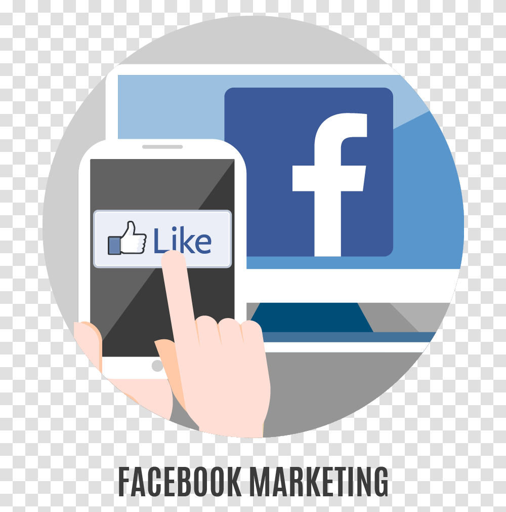 Download Advertising Facebook Marketing Icon Image Facebook App, Text, Hand, Number, Symbol Transparent Png