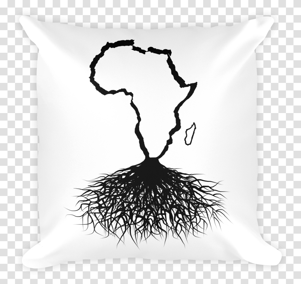 Download Africa Roots Pillow Africa Roots Image With Tree African Roots, Cushion Transparent Png