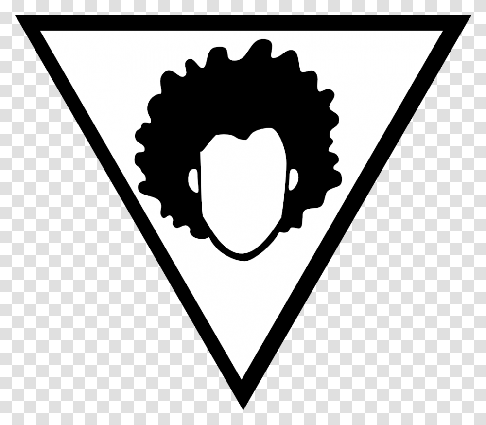 Download Afro Triangle Designs Logo Afro Logo Image Afro Line Art Logo, Plectrum, Hair, Brick, Heart Transparent Png