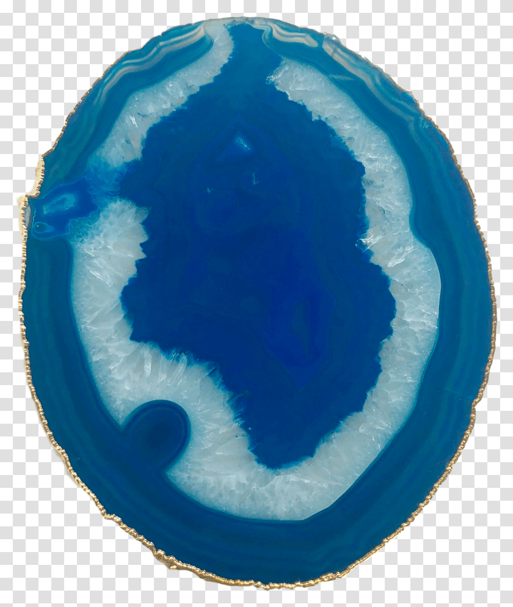Download Agate Thin Serving Plate With Gold Trim Circle Circle, Land, Outdoors, Nature, Shoreline Transparent Png