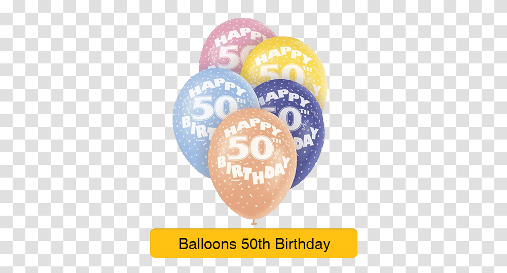 Download Age 50 Balloon, Sweets, Food, Confectionery, Egg Transparent Png