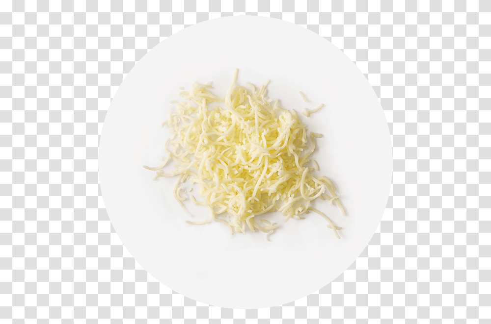Download Aged Cheddar Cheese Shredded Cheese Circle Full Grated Cheddar, Plant, Noodle, Pasta, Food Transparent Png