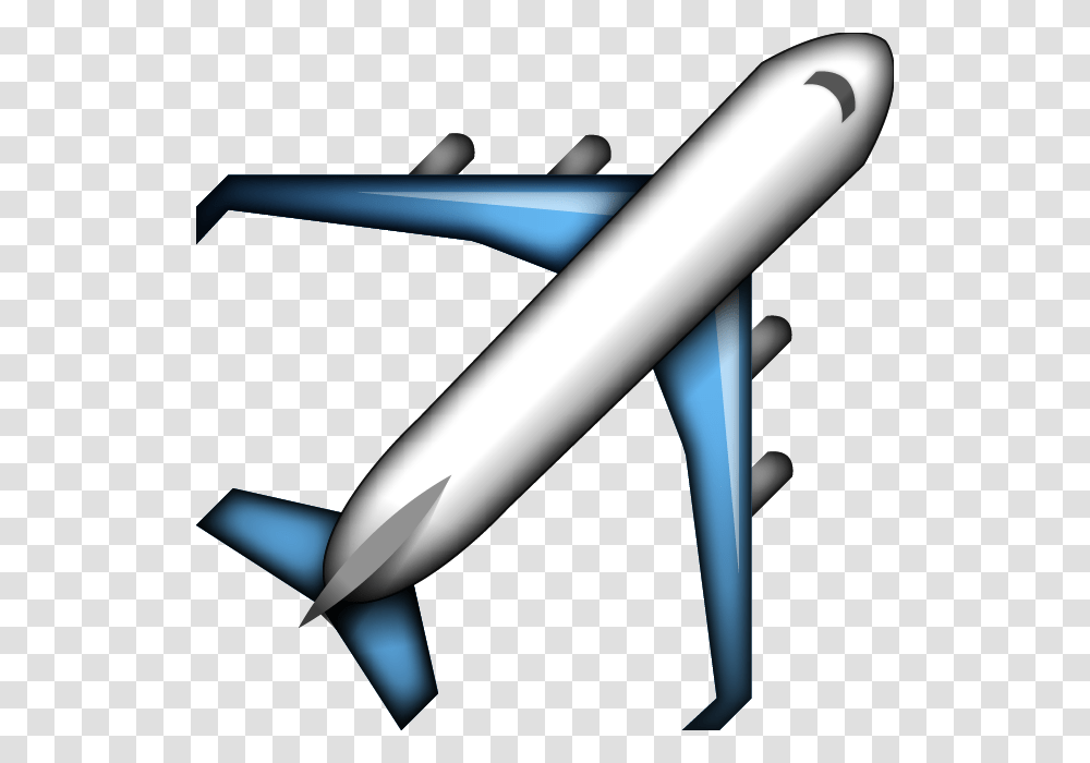 Download Airplane Emoji Icon Emoji Island, Missile, Rocket, Vehicle, Transportation Transparent Png