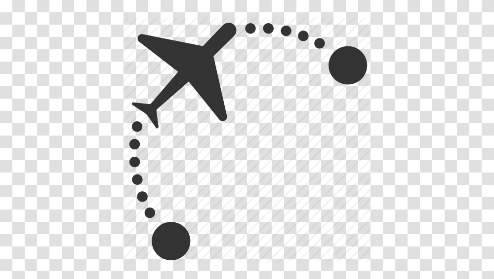 Download Airplane Route Clipart Flight Airplane Clip Art, Star Symbol, Ceiling Fan, Appliance Transparent Png