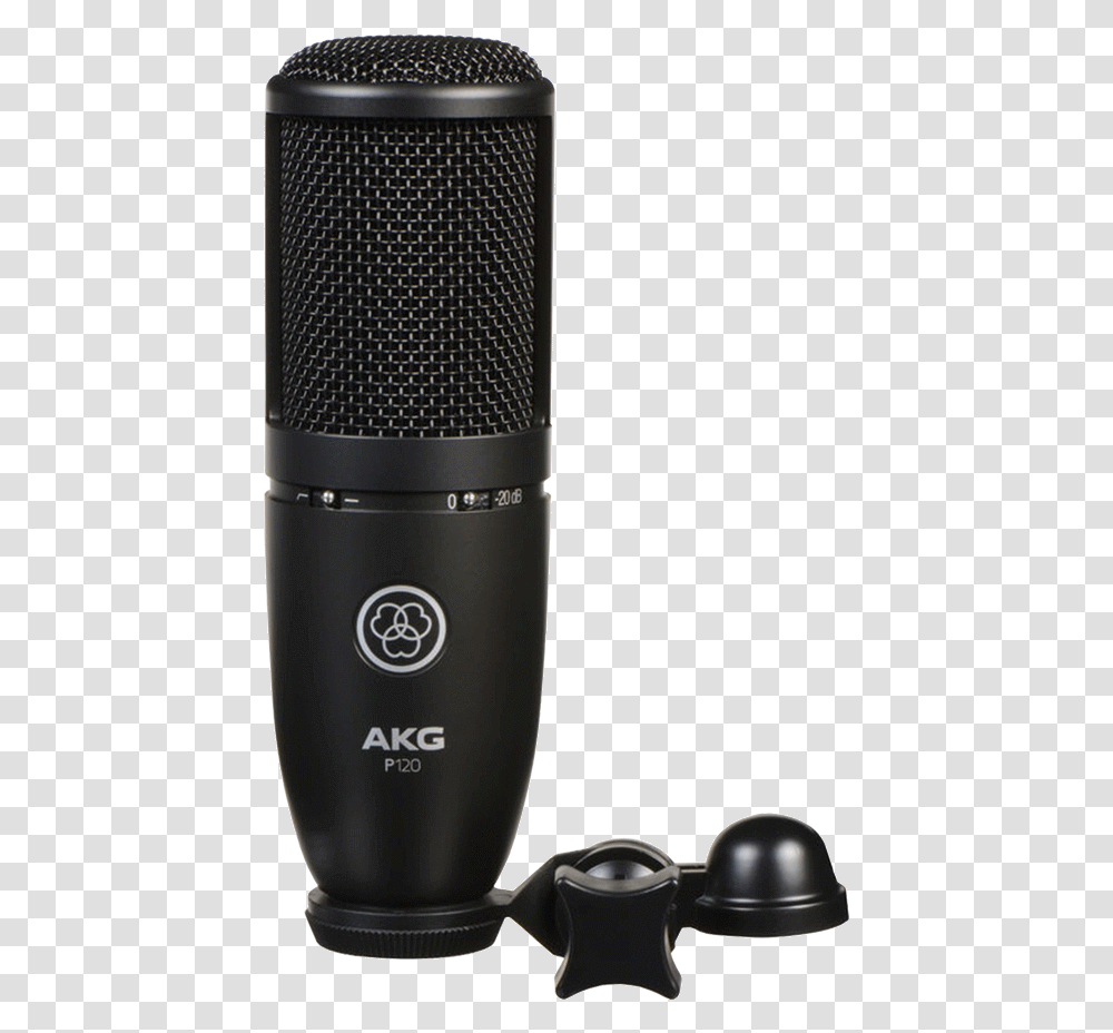 Download Akg P120 Studio Condenser Microphone Akg P220 P120 Akg, Electrical Device, Shaker, Bottle Transparent Png