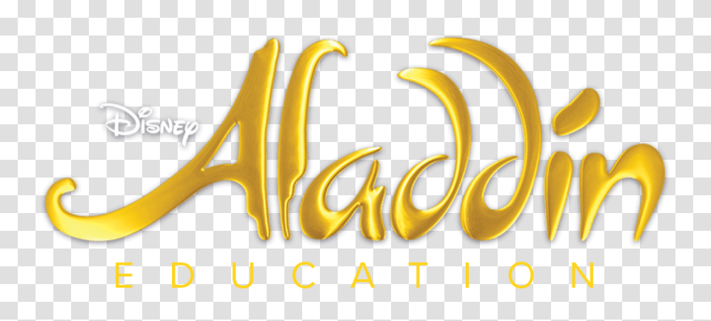 Download Aladdin The Musical Aladdin Broadway Logo Aladdin Broadway Logo, Alphabet, Text, Word, Light Transparent Png