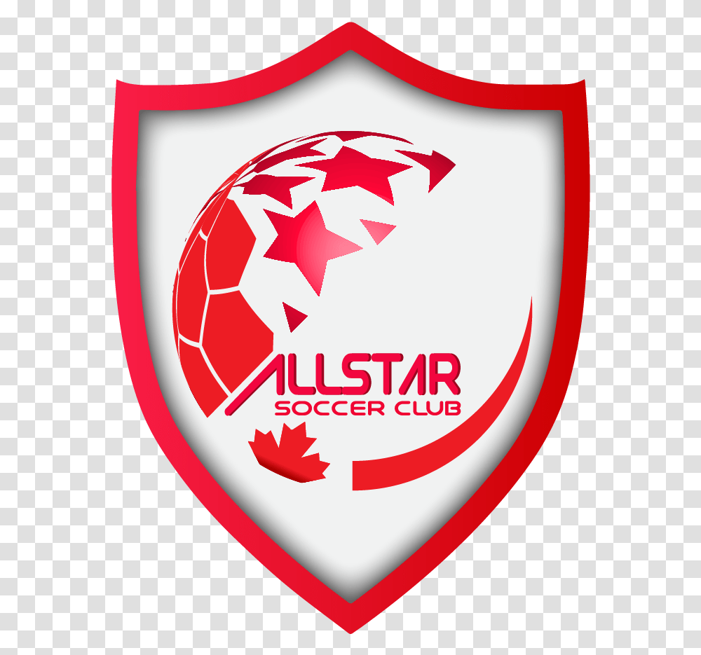 Download Allstar Soccer Club All Stars Soccer Logo Soccer Club Logo, Armor, Symbol, Trademark, Shield Transparent Png