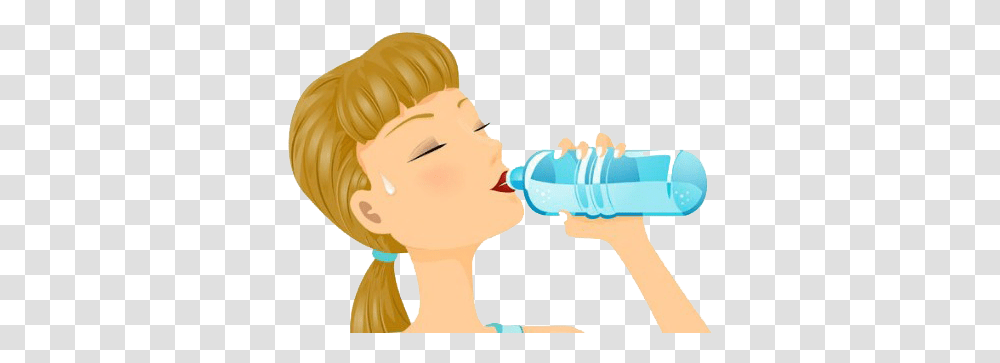 Download Also It Is A Good Idea To Space Your Water Breaks Drink More Water Cartoon, Person, Human, Drinking, Beverage Transparent Png