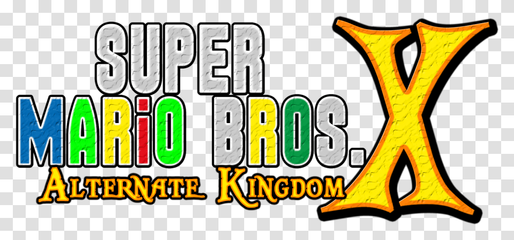 Download Alternative Kingdom Logo By New Super Mario Bros, Text, Symbol, Plant, Alphabet Transparent Png