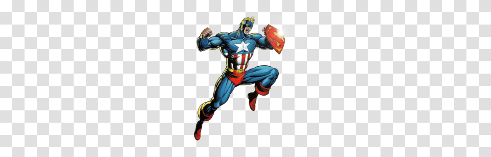 Download Amalgam Comics Super Soldier Clipart Superman Captain, Person, Human, Hand, Ninja Transparent Png