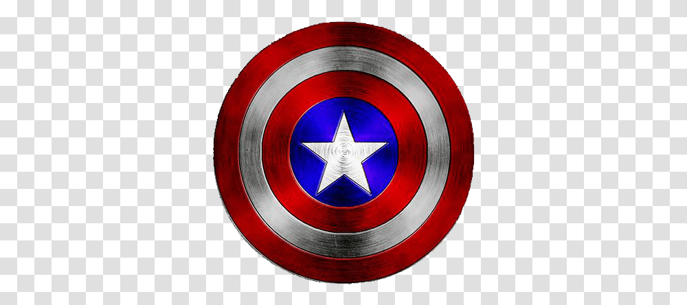 Download America Shield Circle Logo The Captain Hq Image Captain America Shield Clipart, Armor, Tape Transparent Png