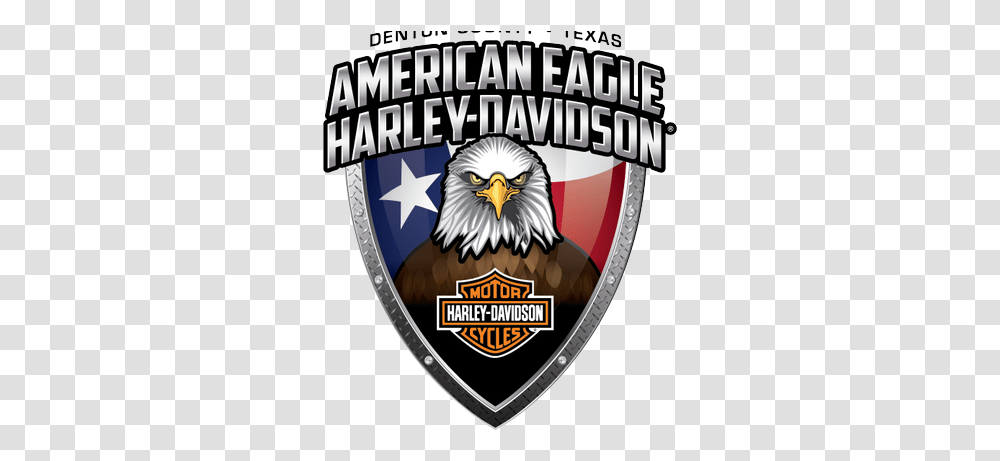 Download American Eagle Hd Harley Davidson With Eagles Harley Davidson Logo With Eagle, Symbol, Trademark, Badge, Emblem Transparent Png
