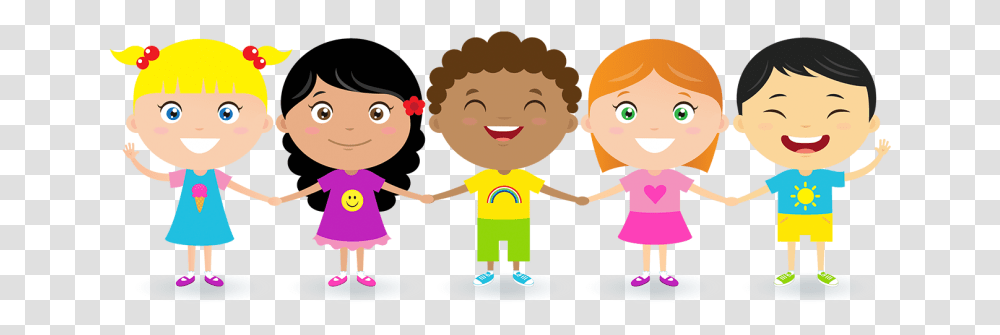 Download And Share Clipart About Children Holding Hands Cartoon Kids Holding Hands, Person, Human, People, Girl Transparent Png