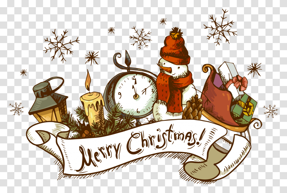 Download And Snowman Christmas Ribbon Hd Image Free Hq Christmas Day, Analog Clock, Clock Tower, Architecture, Building Transparent Png