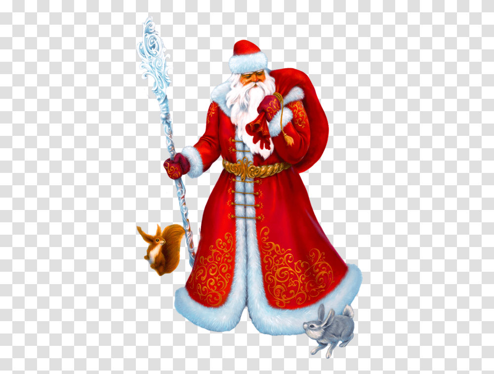 Download And Use Santa Claus Picture Ded Moroz Bez Fona, Costume, Person, Performer Transparent Png