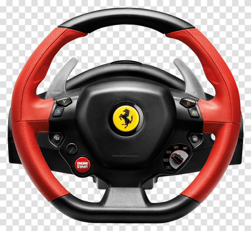 Download And Use Steering Wheel Icon Ferrari Steering Wheel Xbox, Helmet, Apparel Transparent Png