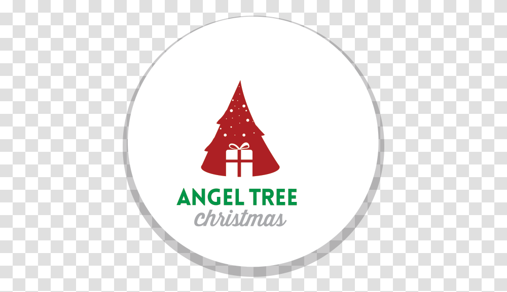 Download Angel Tree Christmas Logo Panties Full Size Circle, Symbol, Trademark, Text, Gas Pump Transparent Png