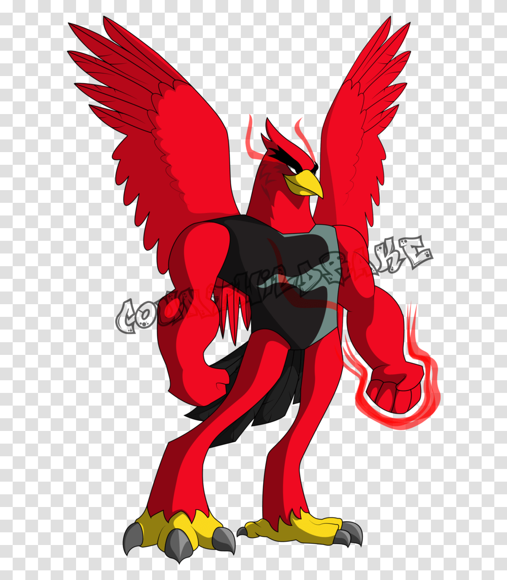 Download Angry Birds Red Antropomorphic By Countwildrake Chuck Angry Birds Movie Fan Art, Dragon, Statue, Sculpture, Graphics Transparent Png