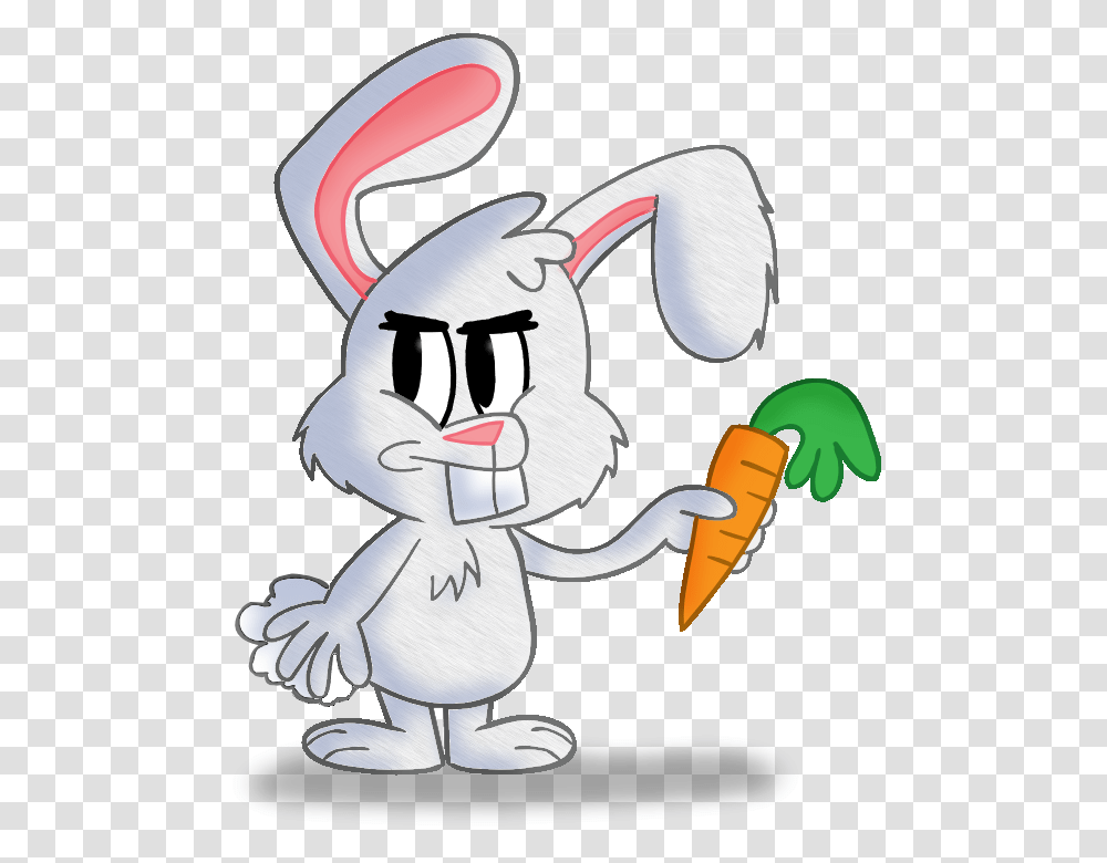 Download Angry Cartoon Rabbit Clipart Rabbit Hare Clip Art, Animal, Mammal Transparent Png
