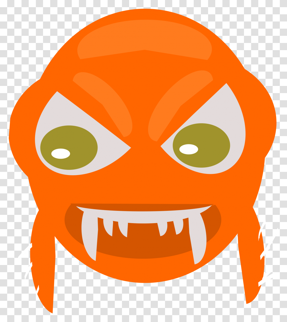 Download Angry Emoji Clipart Different Angry Fish Clipart Cartoon Angry Face, Label, Text, Plant, Nature Transparent Png