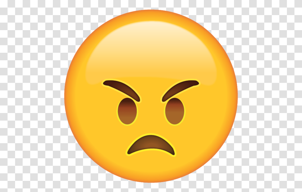 Download Angry Emoji Icon Angry Emoji, Pac Man, Mask Transparent Png