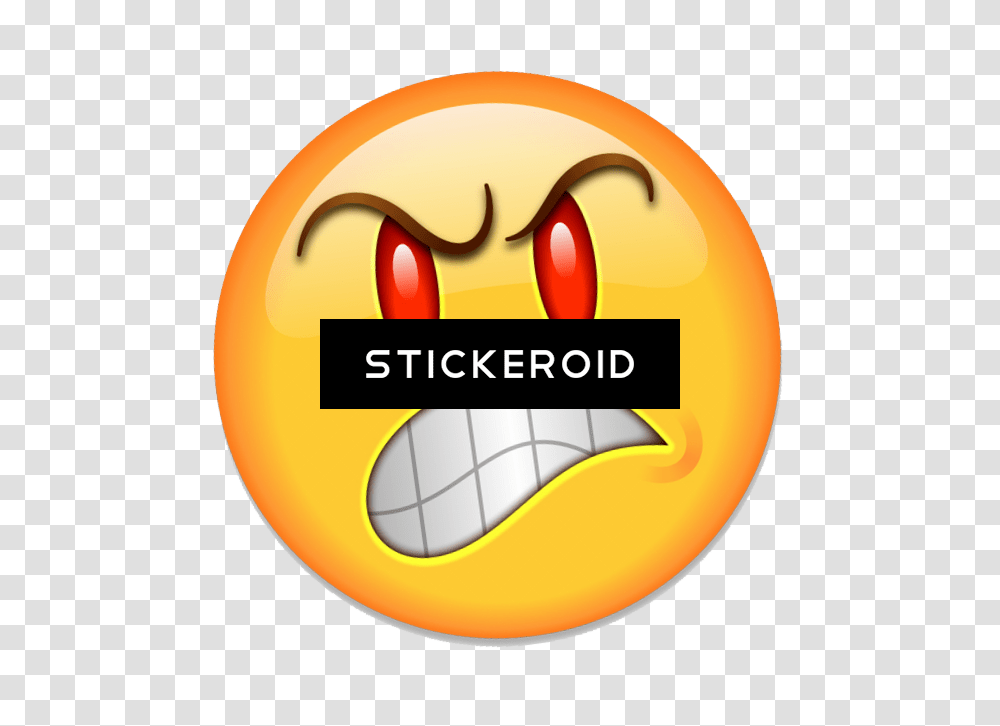 Download Angry Emoji Racka Racka Vs Scarce Full Size Angry Emoji, Label, Text, Paper, Advertisement Transparent Png