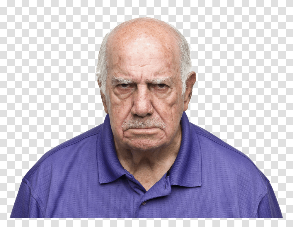 Download Angry Person Hq Image Freepngimg Angry Man, Face, Human, Senior Citizen, Portrait Transparent Png