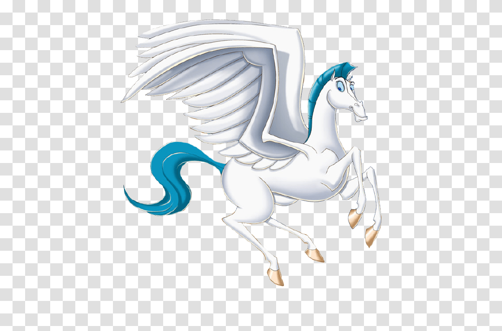 Download Animal Disney And Hercules Pegasus Hercules, Bird, Dragon, Art, Pelican Transparent Png